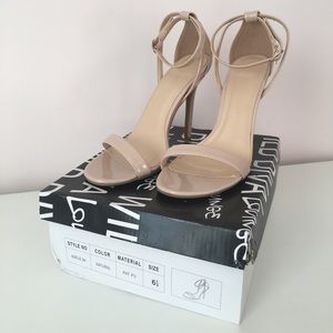 Wild Diva: Nude Heel (sandal)